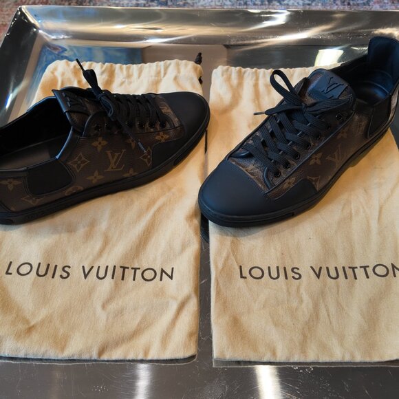 Louis Vuitton sneakers, Brown monogram, size 7.5 - Picture 5 of 6